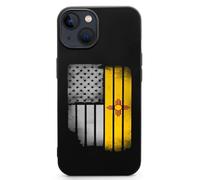 U.S.A Vintage New Mexico Flag TPU Mobile Phone Basic Cases Compatible with iPhone 13 Mini/13/13 Pro/13 Pro Max Anti-Scratch Covers