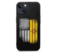 U.S.A Vintage New Mexico Flag TPU Mobile Phone Basic Cases Compatible with iPhone 13 Mini/13/13 Pro/13 Pro Max Anti-Scratch Covers