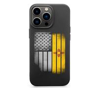 U.S.A Vintage New Mexico Flag TPU Mobile Phone Basic Cases Compatible with iPhone 13 Mini/13/13 Pro/13 Pro Max Anti-Scratch Covers