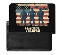 U.S Air-Force Army Passport Holder Cover PU Leather Passport Wallet Organizer Protector Slim Travel Accessories