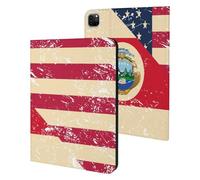 U.S. And Costa R-ica Vintage Flag Cute Tablet Case Unisex Slim Hard Protective Cover Compatible with iPad 9th/ 8th/ 7th