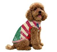 U.S. And Guinea Bissau Vintage Flag Summer Dog Tank Top Vest Breathable Cooling Jacket Sleeveless Pet T-Shirt for Small Medium Pets
