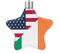 U.S. And Ireland Flag Cute Christmas Pendants Star Xmas Tree Hanging Ornaments for Home Holiday Decoration