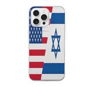 U.S And Israel Flag Cover Compatible with iPhone 16