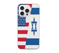U.S And Israel Flag Cover Compatible with iPhone 16
