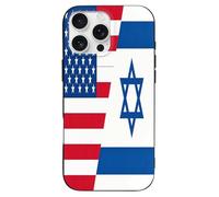 U.S And Israel Flag Cover Compatible with iPhone 16
