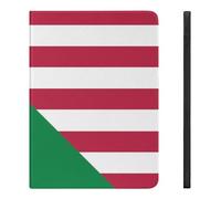 U.S. And Madagascar Flag Funny Tablet Case with Pen Slot Lightweight Hard Protective Cover Compatible with iPad 2020/Pro 2020/Pro 2021/Air4/Air5