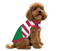 U.S. And Madagascar Flag Soft Dog Vest Shirt Ice Silk Tank Top