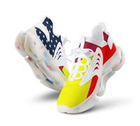 U.S. and Mali Flag Fashion Trainers for Men Running Shoes