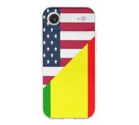 U.S. And Mali Flag Printed Phone Case Slim Cute Cellphone Protective Cover Unisex Compatible with iPhone 17/17 Air/17 Pro/17 Pro Max