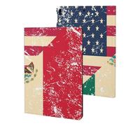 U.S. And Mexican Vintage Flag Funny Tablet Case Compatible with ipad Pro/ipad Air3(10.5in) Personality Protective Cover