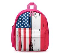 U.S. And Poland Flag Funny Backpacks Lightweight Travel Bag Daypacks for Camping Hiking 12.5"