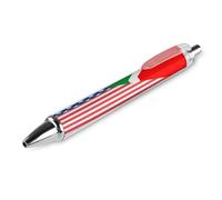 U.S. And South Africa Flag Retractable Ballpoint Pen Black Ink 0.5mm Ball Point Pens Smooth Writing Accessories For Note Taking