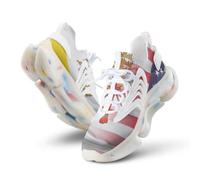 U.S. and Vatican Flag Fashion Trainers for Men Running Shoes