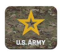 U.S. Army Logo on Camo Low Profile Thin Mouse Pad Mousepad