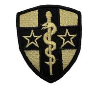 U.S. Army Reserve Medical Command Patch is an Embroidered, Iron-on Badge