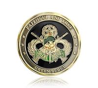 U.S. Army Special Forces Challenge Coin Faithful and True Green Beret Coin (Single Coin)