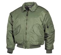 U.S. Army style bomber flight jacket air forces crew olive cold weather uniform