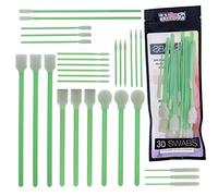 U.S. Art Supply 30 Alcohol Ink Blending Swabs - Foam Tip Brushes, Assorted Shapes and Sizes - Mixing, Blending, Re-Wet, Lift Ink, Dye, Paint, Drawing on Yupo Paper, Art and Craft Mediums, Epoxy Resin
