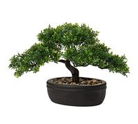 U/S Artificial Bonsai Tree Plants for for Farmhouse Home Kitchen Bathroom Office Decor Small Artificial Faux Greenery for House Decorations Potted Plants (Bonsai Tree #04)