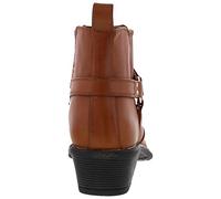 U.S.Brass Eastwood Cowboy Pointed Retro Boots - Tan PU, Mens UK 6/EU 40