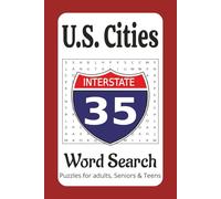 U.S. Cities Word Search Puzzle Book: Word search with easy to read print about US cities, towns and more | 6x9 inches, 110 pages | 50+ puzzles... Gifts for Vacations, Holidays, and free times.