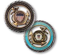 U.S. Coast Guard Core Values Challenge Coin
