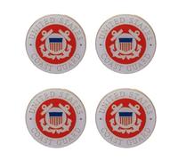 U.S. Coast Guard Emblem 4-Piece Pin Set | United States Coast Guard Seal Pins