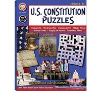 U.S. Constitution Puzzles Workbook, Grades 5 - 12