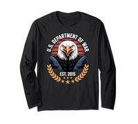 U.S. Department of War Eagle Patriotic Long Sleeve T-Shirt