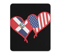 U.S. Dominican Republic Flag Novelty Mouse Pad Printed Non-Slip Keyboard Pads Laptop Mat Desk Protectors 7 * 8.5 8 * 10 10 * 12 Inch