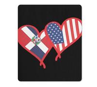 U.S. Dominican Republic Flag Novelty Mouse Pad Printed Non-Slip Keyboard Pads Laptop Mat Desk Protectors 7 * 8.5 8 * 10 10 * 12 Inch