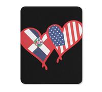 U.S. Dominican Republic Flag Novelty Mouse Pad Printed Non-Slip Keyboard Pads Laptop Mat Desk Protectors 7 * 8.5 8 * 10 10 * 12 Inch