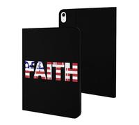 U.S. Flag Faith Compatible with Ipad Protective Case iPad 10代 (10.9in)
