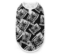 U.S. Flag Pit-bull Dad Fashion Dog Shirts Printing Pet Clothes Sleeveless Pets Vest for Dogs Puppy Cats XL
