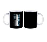 U.S Flag Prostate Cancer Awareness Mugs Ceramic Coffee Cups Tumbler