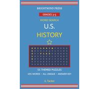 U.S. History Word Search: 55 Themed Puzzles for Grades 3-5 | 495 Unique Vocabulary Words with Answer Key