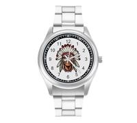U.S. Indian Chief Minimalist Men's Wrist Watches Alloy Analogue Quartz Watch Fashion Accessories