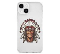 U.S. Indian Chief TPU Mobile Phone Basic Cases Compatible with iPhone 13 Mini/13/13 Pro/13 Pro Max Anti-Scratch Covers