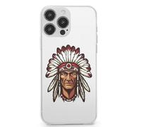 U.S. Indian Chief TPU Mobile Phone Basic Cases Compatible with iPhone 13 Mini/13/13 Pro/13 Pro Max Anti-Scratch Covers