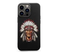 U.S. Indian Chief TPU Mobile Phone Basic Cases Compatible with iPhone 13 Mini/13/13 Pro/13 Pro Max Anti-Scratch Covers