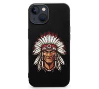 U.S. Indian Chief TPU Mobile Phone Basic Cases Compatible with iPhone 13 Mini/13/13 Pro/13 Pro Max Anti-Scratch Covers