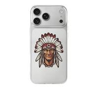 U.S. Indian Chief TPU Mobile Phone Basic Cases Compatible with iPhone 17/17 Air/17 Pro/17 Pro Max Anti-Scratch Covers