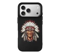 U.S. Indian Chief TPU Mobile Phone Basic Cases Compatible with iPhone 17/17 Air/17 Pro/17 Pro Max Anti-Scratch Covers