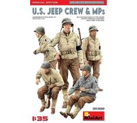 U.S. Jeep Crew & MPS. Special Edition 1:35 Figure Plastic Model Kit MINIART