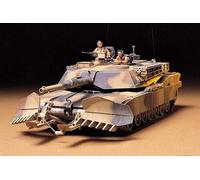 U.s. M1a1 Abrams With Mine Plow Tank 1:35 Plastic Model Kit Tamiya