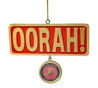 U.S. Marine Corps Oorah! Ornament, 3.5 Inches, Resin