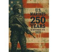 U.S. Marines 250 Years Commemorative Journal | Notebook | Diary & Writing Log: 240 Pages