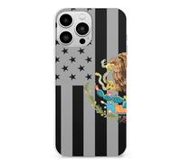 U.S. Mexico Flag TPU Mobile Phone Basic Cases Compatible with iPhone 13 Mini/13/13 Pro/13 Pro Max Anti-Scratch Covers