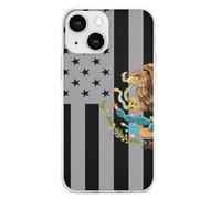 U.S. Mexico Flag TPU Mobile Phone Basic Cases Compatible with iPhone 13 Mini/13/13 Pro/13 Pro Max Anti-Scratch Covers